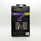 Furminator Long Hair Deshedding Tool For Cats - Purple  Large  p-92928 