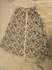 Women s Multicolor Floral A-line Knee Length Pull-on Skirt Elastic Waist S