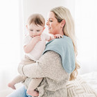 Muslin Baby Burp Cloths Sets For Unisex- 6 Pack Large 100  Cotton Burping Clothe