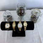 Vintage Watch Parts Lot Steampunk Gears Cogs Jars Timex Weathercraft Watches