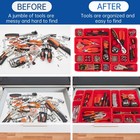 45 Pack Tool Box Organizer Tool Tray Dividers Toolbox Drawer Organizers Storage
