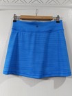 Athleta Girl Goal Getter Skort Size Xlarge 14 Blue Golf Tennis Pickleball Skirt 