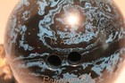 Brunswick Starfire 12 Lb 4 Oz Bowling Ball Black   Blue Galaxy Marble Tie Dyeish