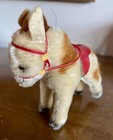 Vntg 12cm 1960s Steiff  1312 00 Horse Tan   Brown Mohair  Reins Saddle No Ids