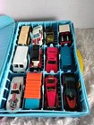 Vintage Lot Of Matchbox  Hot Wheels And Other Cars with Matchbox Case see Photos