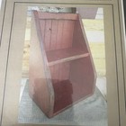 The Wooden Nail Primitive Wood Pattern Cubbyhole Shelf