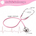 Durable Doctor Kit For   27 Pcs Deluxe Pretend Play Set With Real Stethoscope   