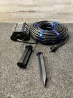 Tiffcofio Outdoor Power Strip Weatherproof 100 Ft Extension Cord Power Stake 6