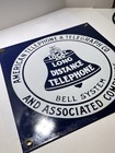 American Telephone   Telegraph Co  Sign Metal Vintage Bell System 8 