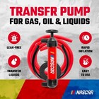 Nascar Transfer Pump-multi-use Hand Siphon For Gasoline  Oil   Liquids  Air Pump