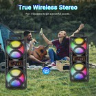 3000w Portable Bluetooth Speaker Dual 6 5   Subwoofer Heavy Bass Party Remote