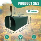 1-4 Pcs 72 Gallon Reusable Garden Bag Yard Lawn Leaf Bags Collapsible Trash Can