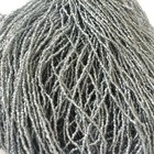 12 0 3cut Czech Grey Luster Glass Seed Beads-full Hank