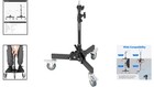 Ambitful Heavy Duty Light Stand With Casters Adjustable 21 To 31 9 In