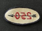 Vintage Archery Patch 250 Score