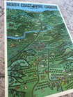 North Coast Wine Country Poster Earl Thollander Nut Tree 1975 Double Sided - Vtg