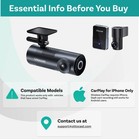 Ottocast 2in1 Wireless Carplay Adapter 2k Front rear Dash Camera Gps W 64gb Card
