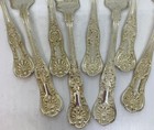 Wallace Kings Iii 3 Sterling Silver Salad Fork Set Of 8 No Monogram W08