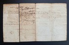 Benjamin Franklin Signed 1786 Pennsylvania Land Warrant     Lancaster County