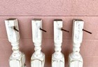 Vintage Wooden Table Legs  set Of 4  29   