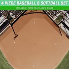 Baseball   Softball 4 Piece Premium Base Set  Heavyduty For Athletes