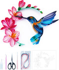 Quilling Kit  Paper Quilling Kits  8   10-in Flower  Hummingbird Paper Filigr   
