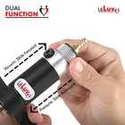 Leluv Primo Pro  Penis Pump - Round Flange Cylinders 20 Sizes Purple blue Handle