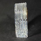 Waterford Dome Clock  small   Cut Lead Crystal  3 1 2   Gold Face  Ireland