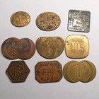 Collection Of British Market Tokens