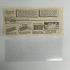 Vintage Craftaid Billfold Leather Template No  3840 Numbers 1 2 3 4 5 6 7 8 9 0