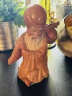 7  Wise Man Vtg Chinese Wood Carving Statue Antique Japanese Buddha Art Figurine