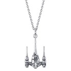 Star Wars X Rocklove New Naboo N-1 Starfighter Necklace - Sterling Silver