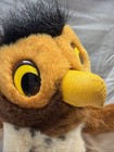 Vintage Disney Winnie The Pooh Owl 10    Plush Stuffed Toy Faux Leather Nose Feet