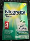 Nicorette Coated Nicotine Gum To Stop Smoking  Spearmint Flavor  4 Mg  100 Count