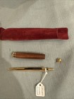 Vintage Wooden Handle Brass Letter Opener Desk Mail Knife