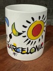 Barcelona Spain Colorful Souvenir Coffee Cup   Mug Goretti Beaskoa