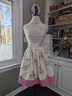 Kitchen Apron W pocket Hm W vtg-usa Cotton Blend Fabric W cute Bunnies X Easter