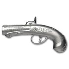 2026 Liberia 1 Oz Silver Deringer Pistol Shaped Coin