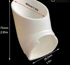 50pcs Diy Hydroponic Pots Vertical Tower Growing System Soilless Device Farm Set