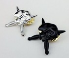 Us Army Special Forces Military Pin Hat Cap Beret Badge Insignia Black Silver