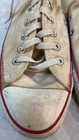 Vintage Converse Low Tops White Chucks Sneakers Made In Usa Mens Sz 7 5