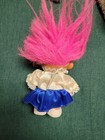 Russ Troll Doll 5  Around World Israel Jew Jewish Girl Star David Magenta Hair