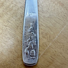 Wilkens 800 Silver Baby Spoon Donkey Dog Cat Rooster 6 1 4 In