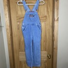 Vtg Mickey Unlimited Overalls Youth 10 Light-wash Denim Jerry Leigh Donald