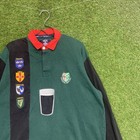 Vintage Cotton Traders Rugby Shirt Mens Xl Long Sleeve Oxford London Irish Rfc