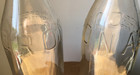 Pair Of Vintage Corona Bottle Thomas   Evans Ltd Porcelain Stopper 32 Cm