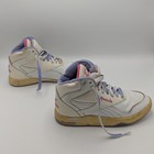 Retro Reebok Hightop Dance Shoes  Women s Us 5  Pink   White  1980 s Original