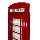 British Red Telephone Booth Box Door Front Cast No Rust Aluminum English Style