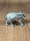 Vintage Metal Elephant Figure 2  Tall