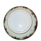 Floral Ceramic Collectible Powder Jar With Lid Hand Painted